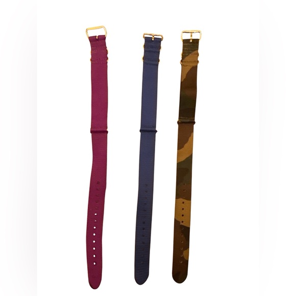 NWOT Timex Weekender Straps 18mm lot of 3 - Picture 1 of 2